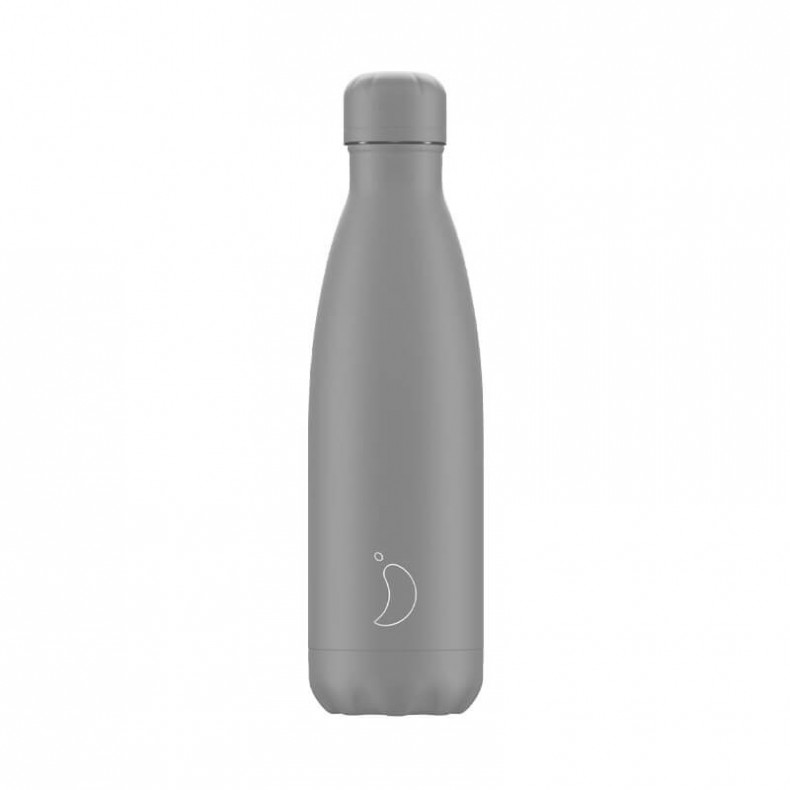 BOTELLA INOX CHILLY 500ML GRIS TOTAL