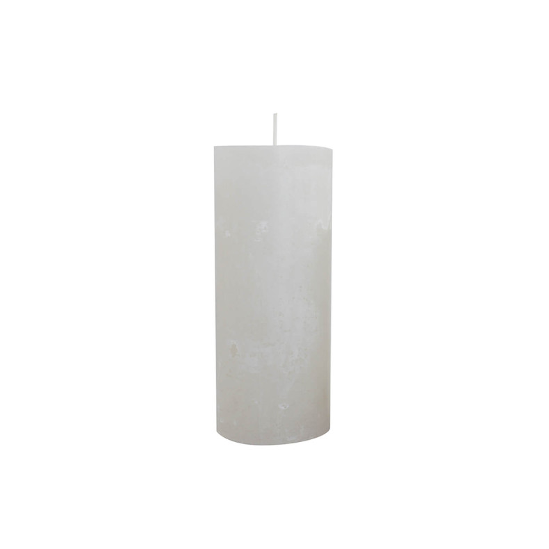 VELA RUSTIC H20CM BLANCO