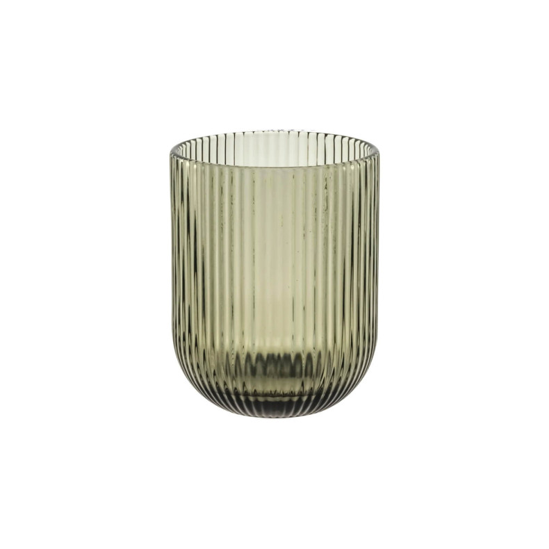 VASO AGUA TWISTY GRIS VERDE