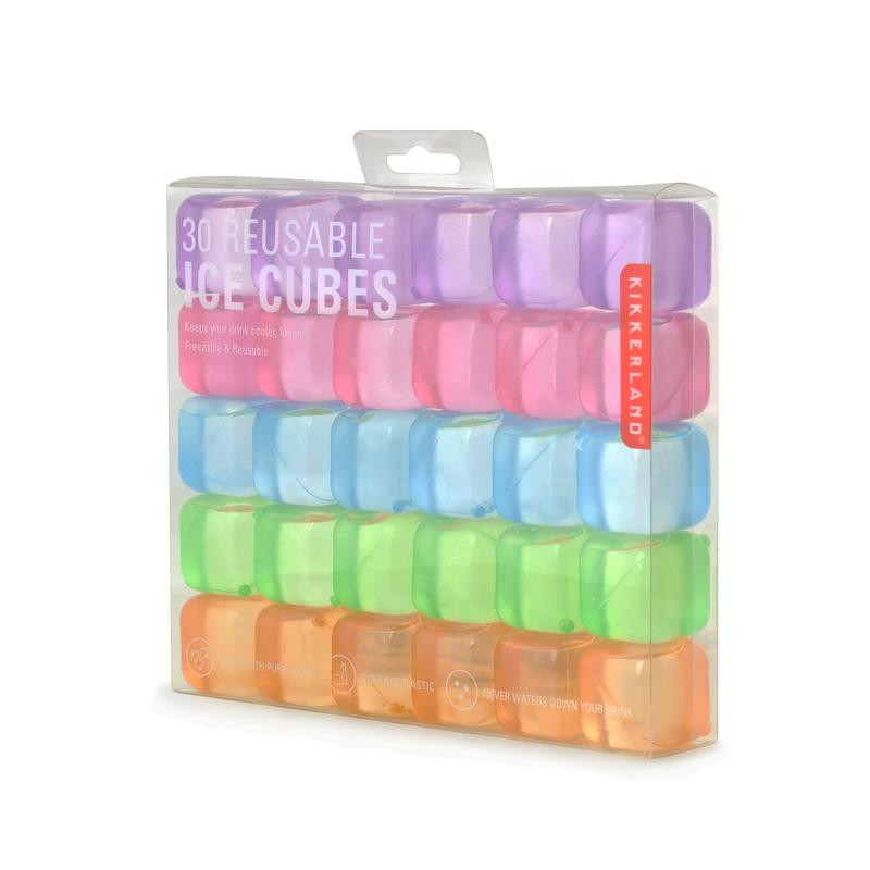 Besto nzon 20 unidades útil cubitos de hielo reutilizables cubitos o en estrella Diseño Color al azar 