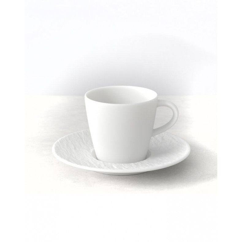 Villeroy & Boch Manufacture Rock Plato para taza de expreso Blanco Porcelana Premium 