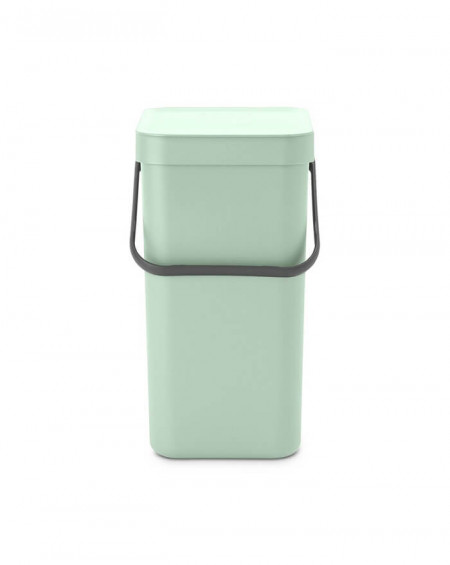 Brabantia Waste Container Sort & Go, Waste Can Trash Can, Steel, Fir Green,  6L
