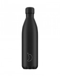 STAINLESS STEEL BOTTLE CHILLY 750ML TOTAL BLACK