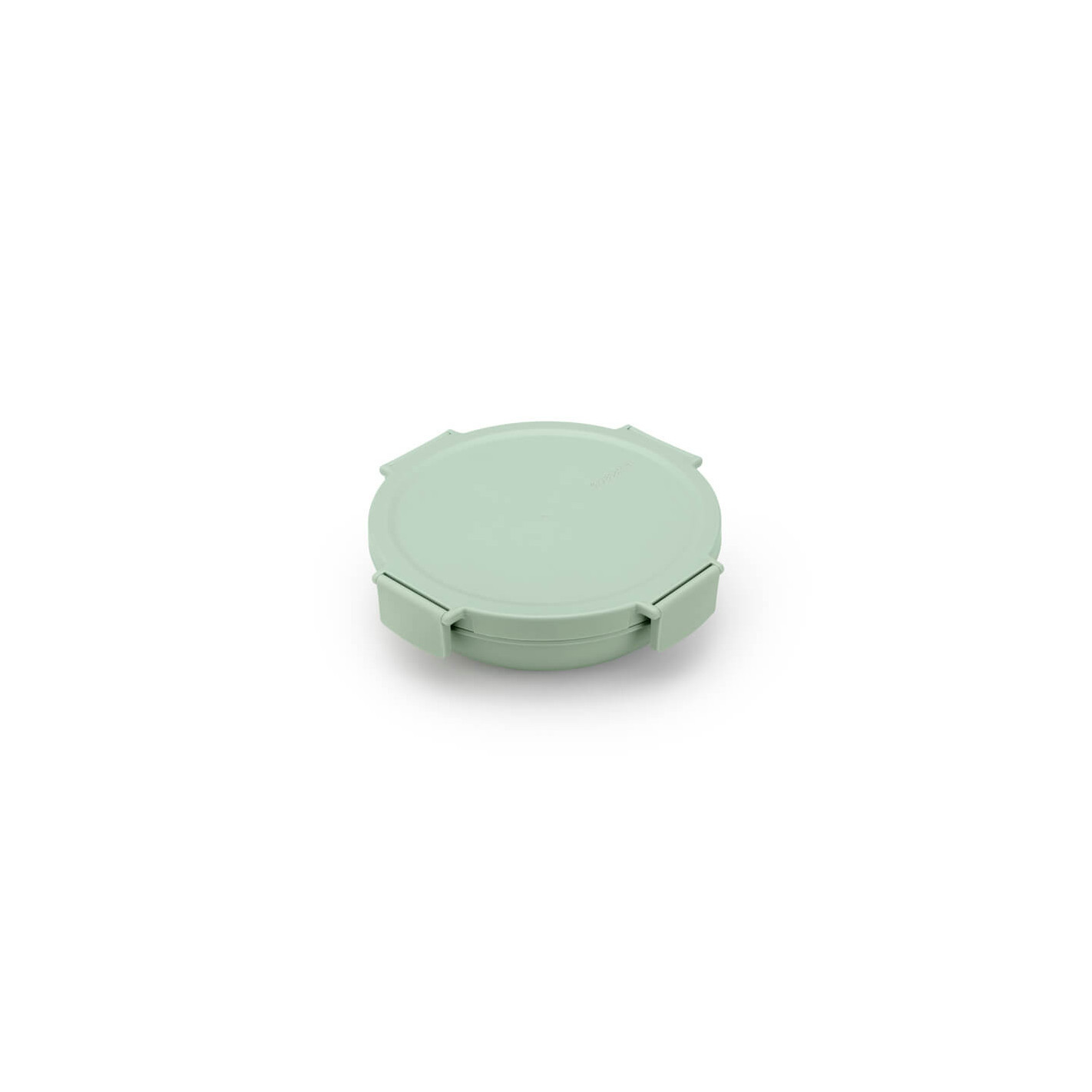 Make & Take Lunch Box Flat Plastic, Jade Green