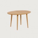 Extendable oval dining tables